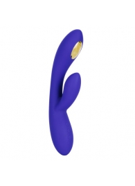 Фиолетовый вибратор с функцией электростимуляции Intimate E-Stimulator Dual Wand - 21,5 см. - California Exotic Novelties - купить с доставкой в Брянске