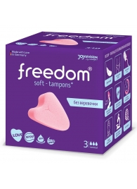 Женские гигиенические тампоны без веревочки FREEDOM normal - 3 шт. - Freedom - купить с доставкой в Брянске