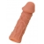 Телесная реалистичная насадка KOKOS Extreme Sleeve 05 с дополнительной стимуляцией - 12,7 см. - KOKOS - в Брянске купить с доставкой