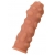 Телесная реалистичная насадка KOKOS Extreme Sleeve 11 с дополнительной стимуляцией - 12,7 см. - KOKOS - в Брянске купить с доставкой