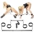 Комплект наручников и наножников с распорками Spread  em Bar and Cuff Set - Pipedream - купить с доставкой в Брянске