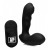 Черный стимулятор простаты Alpha-Pro 7X P-Milker Silicone Prostate Stimulator with Milking Bead - XR Brands - в Брянске купить с доставкой