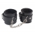 Черные оковы на ноги Obey Me Leather Ankle Cuffs - Chisa - купить с доставкой в Брянске