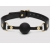 Черный кляп-шар Bound to You Faux Leather Ball Gag - Fifty Shades of Grey - купить с доставкой в Брянске