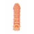 Телесная закрытая насадка с пупырышками Cock Sleeve Size M - 15,6 см. - KOKOS - в Брянске купить с доставкой