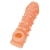 Телесная закрытая насадка с пупырышками Cock Sleeve Size L - 17,6 см. - KOKOS - в Брянске купить с доставкой