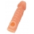 Телесная закрытая насадка с шершавой головкой Cock Sleeve Size L - 17,6 см. - KOKOS - в Брянске купить с доставкой