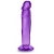 Фиолетовый анальный фаллоимитатор Sweet N Small 6 Inch Dildo With Suction Cup - 16,5 см. - Blush Novelties