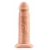 Телесный реалистичный фаллоимитатор с полостью Silicone Hollow Extension - 20 см. - Pipedream - купить с доставкой в Брянске