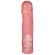 Розовая фаллическая насадка Vac-U-Lock 8  Crystal Jellies Dong - 20,3 см. - Doc Johnson - купить с доставкой в Брянске