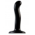 Черный фаллоимитатор-насадка Strap-On-Me P G spot Dildo size S - 16,4 см. - Strap-on-me - купить с доставкой в Брянске