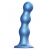 Голубая насадка Strap-On-Me Dildo Plug Balls size S - Strap-on-me - купить с доставкой в Брянске