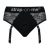 Черные трусики для насадок Diva Lingerie Harness - size M - Strap-on-me - купить с доставкой в Брянске