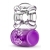 Фиолетовое эрекционное виброкольцо Pleaser Rechargeable C-Ring - Blush Novelties - в Брянске купить с доставкой