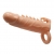 Телесная удлиняющая насадка Penis Sleeve Emmitt - 17 см. - Baile - в Брянске купить с доставкой
