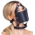 Черный намордник с кляпом-шаром Head Harness With A Gag - Orion - купить с доставкой в Брянске