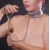 Серебристый ошейник из искусственной кожи - Sitabella - купить с доставкой в Брянске