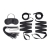 Эротический набор 4PC Bondage Bed Strap   Flogger Kit - Lux Fetish - купить с доставкой в Брянске