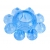 Голубая гелевая насадка-цветок - Toyfa Basic - в Брянске купить с доставкой Голубая гелевая насадка-цветок - Toyfa Basic - в Брянске купить с доставкой