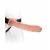 Фаллопротез телесного цвета Hollow Strap-On - 29 см. - Pipedream - купить с доставкой в Брянске
