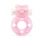 Розовое эрекционное виброкольцо в форме мишки - 1137 - в Брянске купить с доставкой