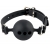 Силиконовый кляп-шар с отверстиями для дыхания Silicone Breathable Ball Gag Small - Pipedream - купить с доставкой в Брянске