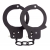 Чёрные наручники из листового металла BONDX METAL CUFFS BLACK - Dream Toys - купить с доставкой в Брянске