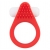 Красное эрекционное кольцо LIT-UP SILICONE STIMU RING 1 RED - Dream Toys - в Брянске купить с доставкой