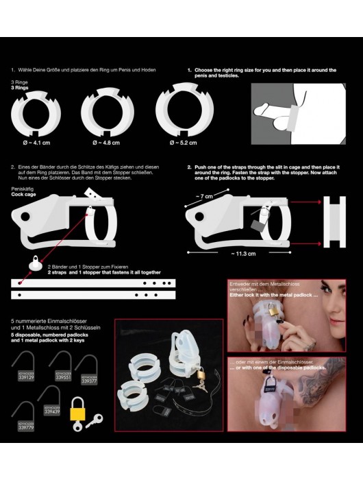 Набор для мужского пояса верности Cock Cage Set - Orion - купить с доставкой в Брянске