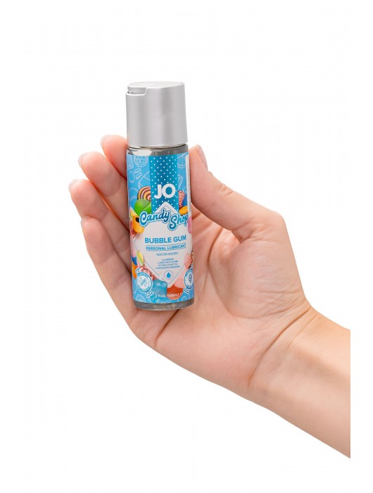 Смазка на водной основе Candy Shop Bubblegum с ароматом жвачки - 60 мл. - System JO - купить с доставкой в Брянске