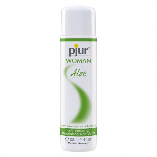 Лубрикант на водной основе pjur WOMAN Aloe - 100 мл. - Pjur - купить с доставкой в Брянске