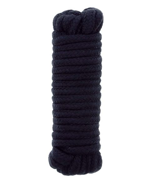 Чёрная веревка для связывания BONDX LOVE ROPE - 5 м. - Dream Toys - купить с доставкой в Брянске