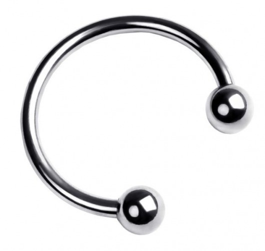 Серебристая подкова на головку пениса - ToyFa - купить с доставкой в Брянске