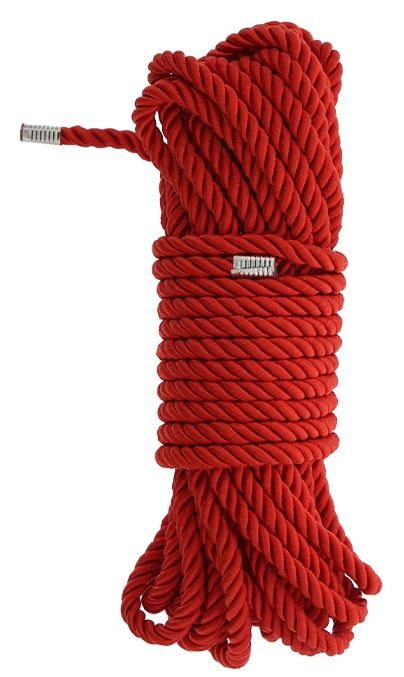 Красная веревка DELUXE BONDAGE ROPE - 10 м. - Dream Toys - купить с доставкой в Брянске