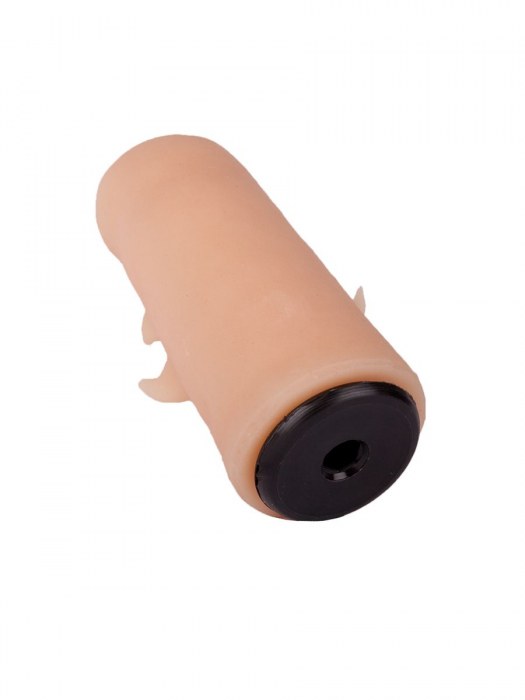 Черный пояс-трусики с двумя насадками  Экзотик-Sara  - 16,5 и 11 см. - LOVETOY (А-Полимер) - купить с доставкой в Брянске