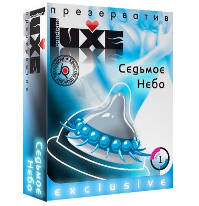 Презерватив LUXE  Exclusive  Седьмое небо  - 1 шт. - Luxe - купить с доставкой в Брянске