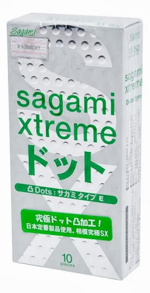 Презервативы Sagami Xtreme Type-E с точками - 10 шт. - Sagami - купить с доставкой в Брянске