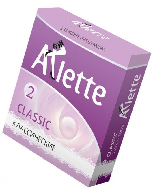 Классические презервативы Arlette Classic - 3 шт. - Arlette - купить с доставкой в Брянске