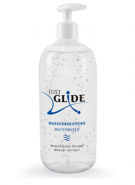 Гель-смазка на водной основе Just Glide с дозатором - 500 мл. - Orion - купить с доставкой в Брянске
