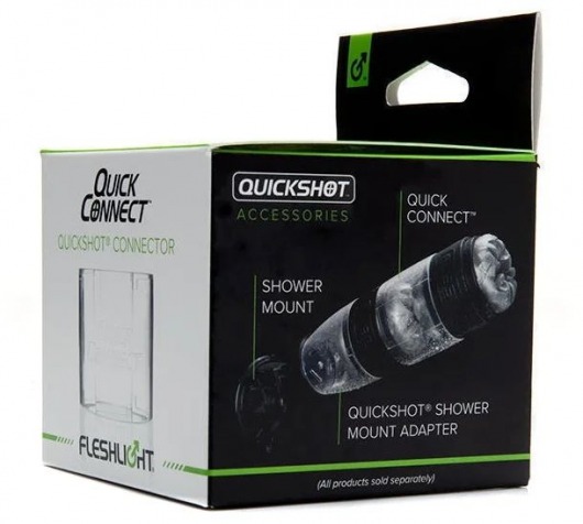 Коннектор для мастурбаторов серии Quickshot - Quick Connect - Fleshlight - в Брянске купить с доставкой