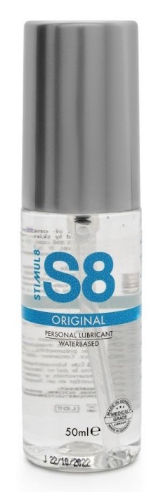 Универсальный лубрикант на водной осноdе S8 Original Lube - 50 мл. - Stimul8 - купить с доставкой в Брянске