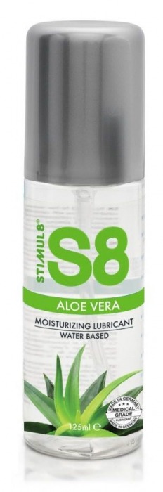 Лубрикант на водной основе S8 Aloe Vera Lube - 125 мл. - Stimul8 - купить с доставкой в Брянске