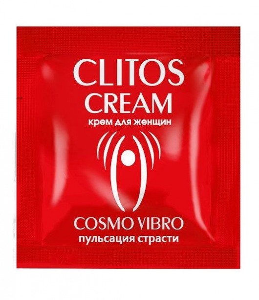 Пробник возбуждающего крема для женщин Clitos Cream - 1,5 гр. - Биоритм - купить с доставкой в Брянске