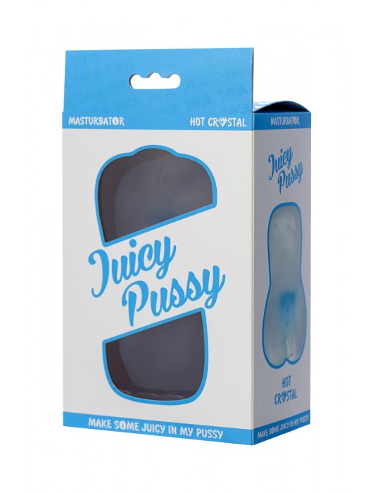 Прозрачный реалистичный мастурбатор Juicy Pussy Hot Crystal - ToyFa - в Брянске купить с доставкой