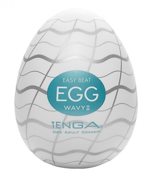Мастурбатор-яйцо EGG Wavy II - Tenga - в Брянске купить с доставкой
