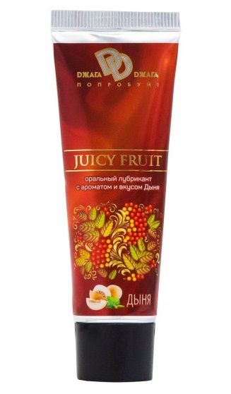 Интимный съедобный лубрикант JUICY FRUIT с ароматом дыни - 30 мл. - БиоМед - купить с доставкой в Брянске