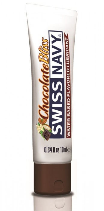 Лубрикант с ароматом шоколада Swiss Navy Chocolate Bliss Lube - 10 мл. - Swiss navy - купить с доставкой в Брянске