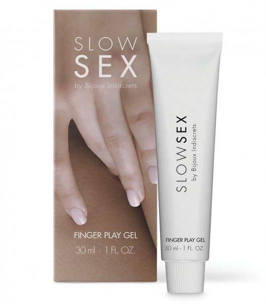 Гель для мастурбации с ароматом кокоса Slow Sex Finger Play Gel - 30 мл. - Bijoux Indiscrets - купить с доставкой в Брянске