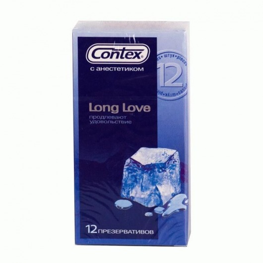 Презервативы с продлевающей смазкой Contex Long Love - 12 шт. - Contex - купить с доставкой в Брянске