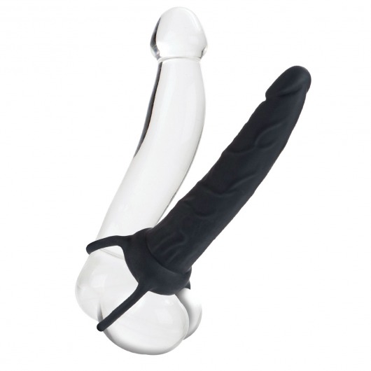 Насадка на пенис Silicone Love Rider Dual Penetrator для двойного проникновения - 14 см. - California Exotic Novelties - в Брянске купить с доставкой